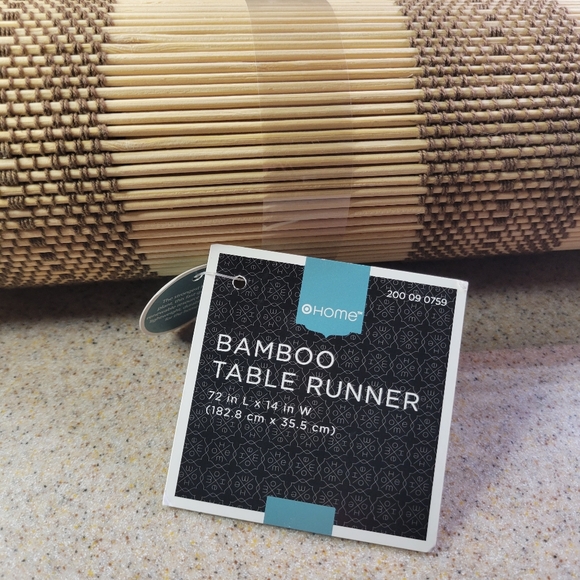 Bamboo table runner- New - Picture 2 of 5